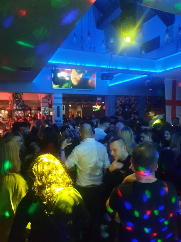 A full room at The Station Tap, Camberley