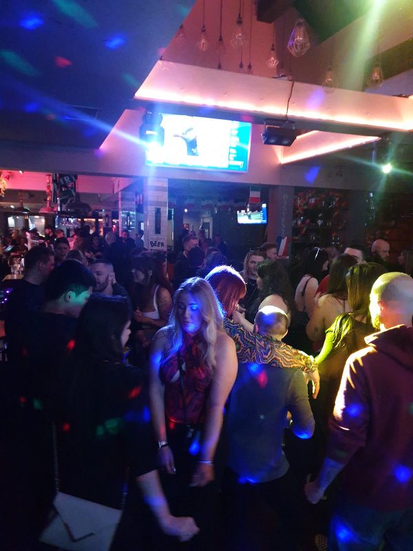 A full room at The Station Tap, Camberley
